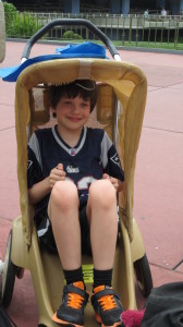 stroller for 8 year old at disney